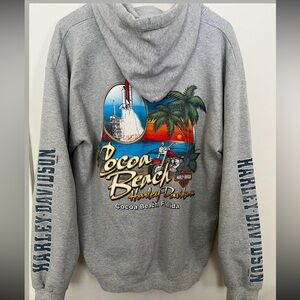 Harley-Davidson Gray Cocoa Beach Hoodie